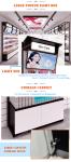Makeup Nail Polish Storage Cosmetics Display Stand With Lights