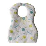 Anti Bacterial 24.5*34.5cm Waterproof Disposable Baby Bib