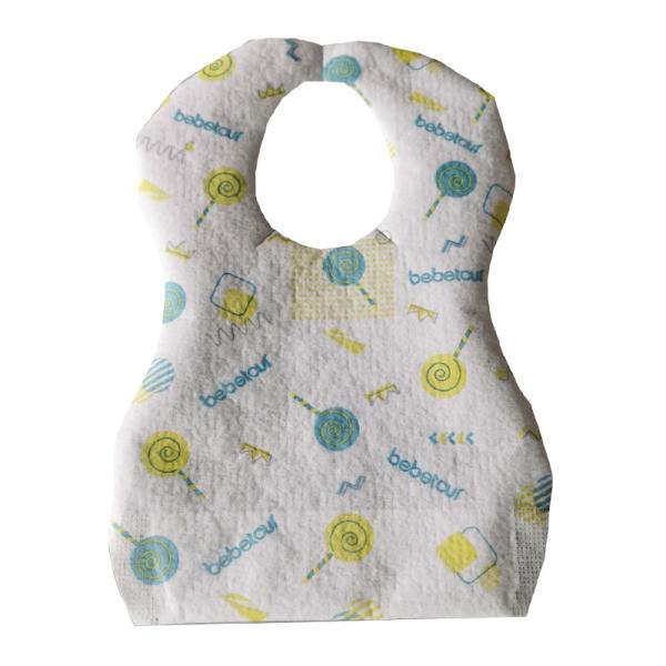 Buy cheap Anti Bacterial 24.5*34.5cm Waterproof Disposable Baby Bib from wholesalers