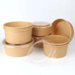 Durable 1300ml Large Disposable Paper Bowls Leakproof Bpa Free