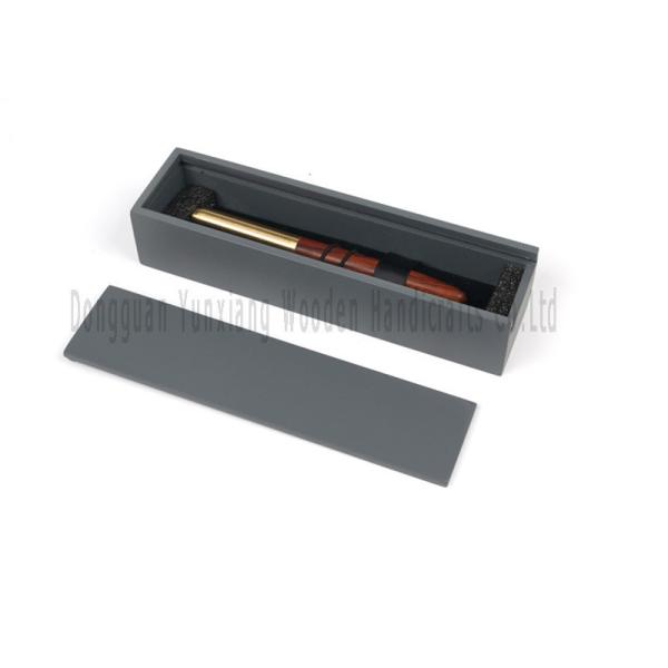 Buy cheap Empty Wooden Pen Presentation Boxes, Wooden Pen Case with Black Decor, Gift Collection Case for Christmas Thanksgiving Birthday from wholesalers