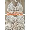 Buy cheap Sexy Crochet Crop Top Tank Women Lace Trim Camisole T Shirt Women Blusas Femininas Blusa from wholesalers