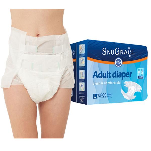 Buy cheap OEM Custom Super Absorbent Hygiene Nursing Care Elderly Adult Diapers for Old People from wholesalers