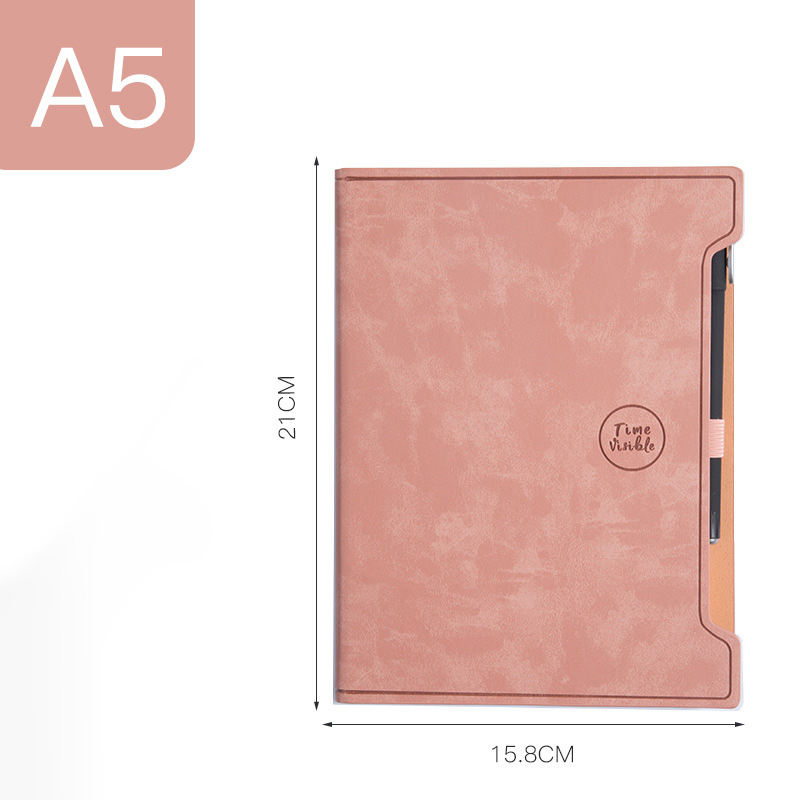 Direct A5 PU Leather Agenda Journal Notebook With Customized Inner Pages And Pen Set