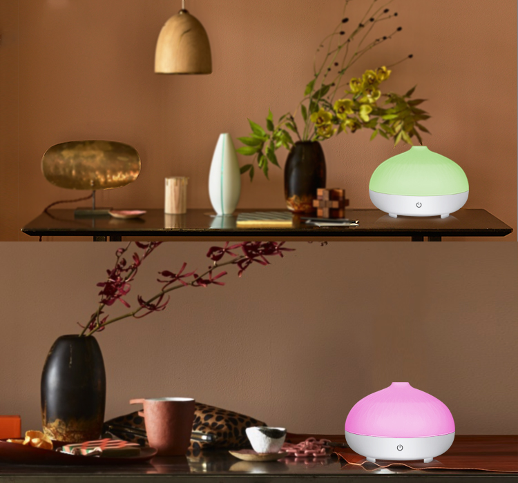 Home Appliance Portable Silver Color Aroma Essential Oil Electric Humidifier
