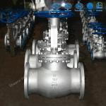 Rising Stem Cast Steel Globe Valves Flange Ends ASME B16.5 Size 2" To 36" BS1873