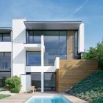 Insulation glass Curtain Wall Commercial Building 4mm-12mm Custom Curtain Wall