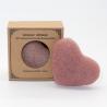 Buy cheap 8*8*5cm Heart Shaped 100% Natural Konjac Sponge For Body Wash from wholesalers