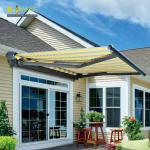 Balcony Folding Arm Waterproof Retractable Awning Full Box Household Awning