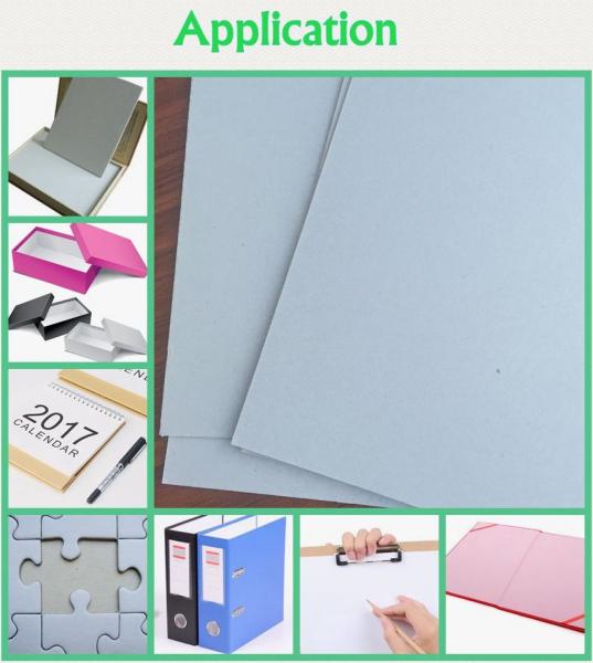 Buy cheap Competitive price 2.0mm 2.1mm 2.2mm grey board paper from wholesalers
