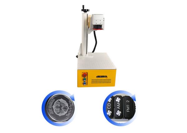 Buy cheap Yellow Mini Portable UV Laser Marking Machine 5W For Marking EVA And Placstic from wholesalers