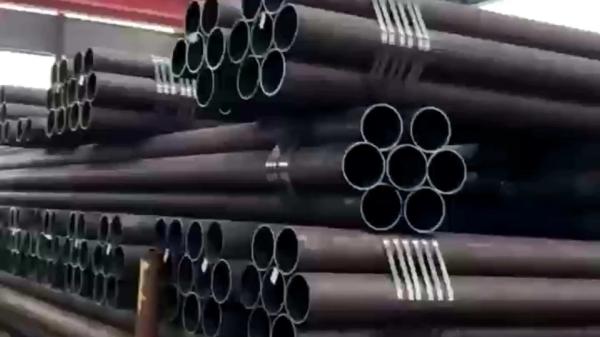 13.7 To 610Mm Seamless Black Steel Pipe DN8 TO DN600 Fluid Black Painted Steel