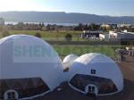 Anti UV Event Dome Tent Exhibition Hall In Large Full Branded 30 Meter Diameter