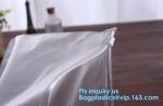 Fabric zipper professional vinyl slider bag pvc zipper bag, clothing packaging