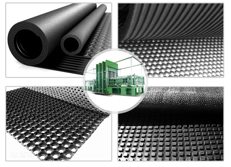 1 working layer XLB-D Y 1500*1500*1 rubber mat making machine for car mat production