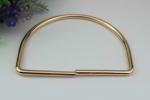 Fashion bag accessory high-grade 3 colors nickel 120 mm iron d ring metal bag