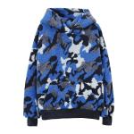 Trendy Women Blank Camo Sherpa Hoodie , Sherpa Lined Hooded Jacket Printed