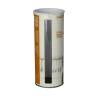 Buy cheap Fashinal Orange Cardboard Paper Composite Cans with Clear Window and Metal Bottom for Unferwear T-shirt Clothing from wholesalers