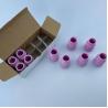Buy cheap 10Pcs TIG Welder Torch Accessories for Welding Pink Large Gas Lens Cup Alumina Nozzle from wholesalers