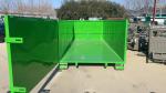 Heavy Gauge Steel Hook Lift Container ADR Compliant Logistics Recycling Sector