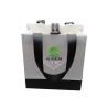 Buy cheap 150 * 160 * 80mm Recycled Coated Paper Bags , Black / White Retail Bags With Logo from wholesalers