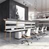Buy cheap Two Person Staff Modern Commercial Office Furniture Table with ISO9001/ISO14001 Certified from wholesalers
