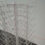 Magazine Shelf Display Rack , Wire Metal Racks Powder Coated Surface Treatment