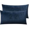 Buy cheap NTBAY 2 Pack Zippered Velvet King Pillowcases, Super Soft and Cozy Luxury Fuzzy Flannel Pillow Cases with Zipper, 20x36 from wholesalers