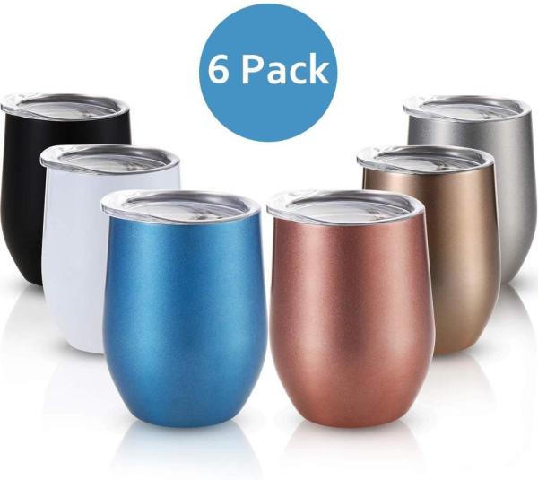 Buy cheap Stemless Stainless Steel Coffee Cup 9oz 12oz Eco Friendly Travel Insulated Cup from wholesalers