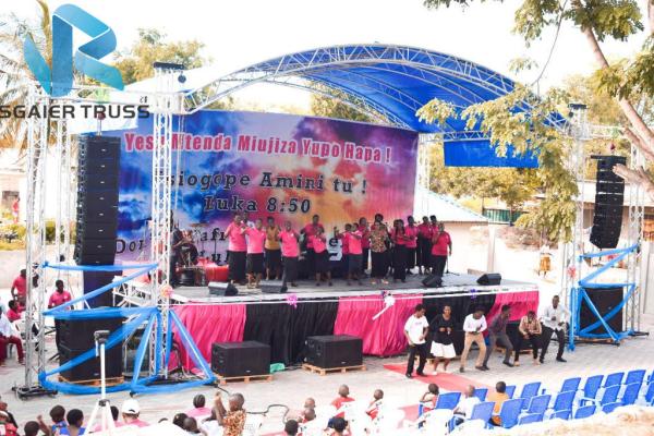 Buy cheap Outdoor Arch On Stage Lighting Truss , Display Decoration Aluminum Box Truss from wholesalers
