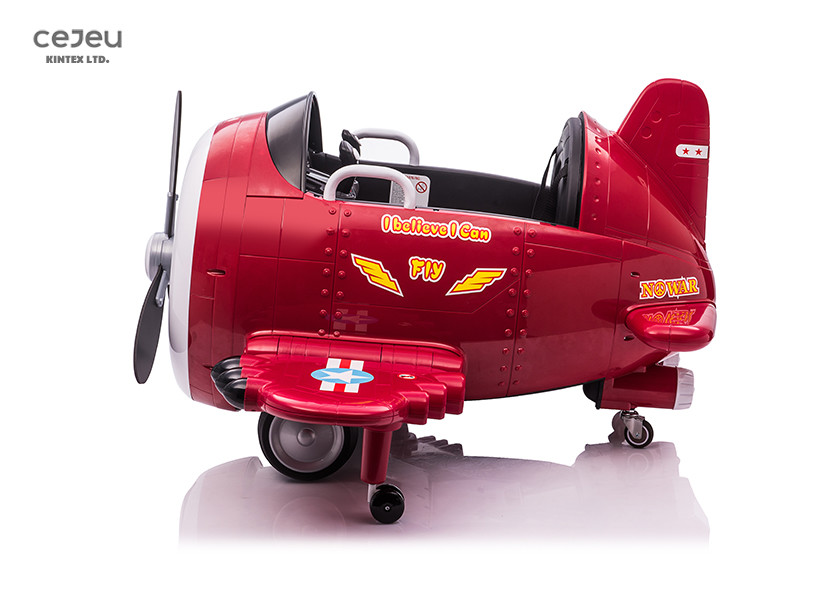 Sepcial Airplane Design Kids Ride On Toy Car Can Drift 360 Degree