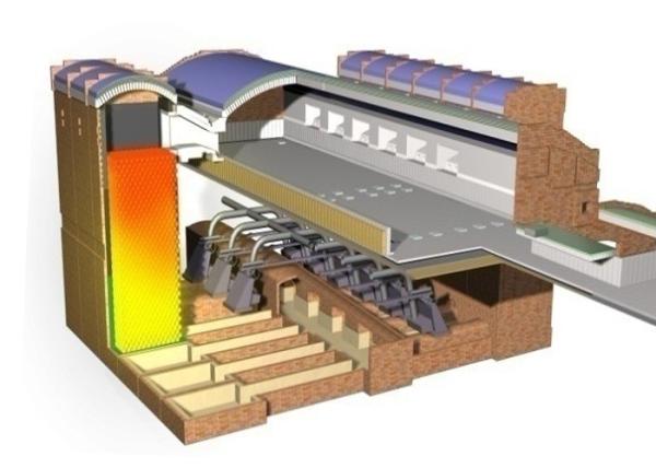 Buy cheap Large Size Gas Cross Fired ISO45001 Glass Melting Furnace from wholesalers