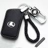 Buy cheap Fadeless Leather Car Keychain Holder Women Electro Galvanized Antioxidant from wholesalers