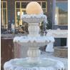 Buy cheap Garden Feng Shui Ball Fountain Marble Floating Ball Life Size Hand Carving from wholesalers