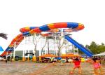Custom Boomerang Water Slides Commercial Water Park Equipment For Adults