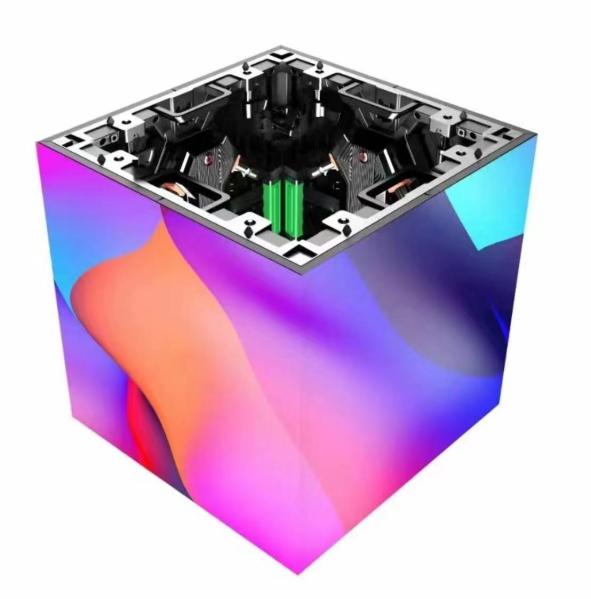 Buy cheap P3.91 Stage Rental LED Display 500x500mm 3840Hz Curve Cube Video Wall from wholesalers