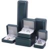 Buy cheap Dark Green Noble Faux Leather Jewelry Storage Cases Tasteful Luxury Packaging from wholesalers