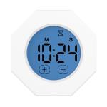 White Pink Blue Abs LCD 8 sides Digital Time Counter for Kitchen Excersing