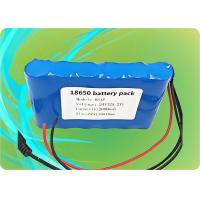 Buy cheap 2Ah 22.2 V Battery Pack 5A Lithium Ion Battery Pack Customized 300 Cycles product