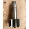 Buy cheap HD400 Swing Pinion Shaft 11 Teeth 24 Keys Hydraulic Excavator Swing Gearbox from wholesalers