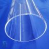 Buy cheap Custom High Temperature Resistant Heating Quartz Glass Tube Large Diameter from wholesalers
