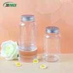 Screen Printing Round Round Milk Tea Plastic Bottle Customized Size