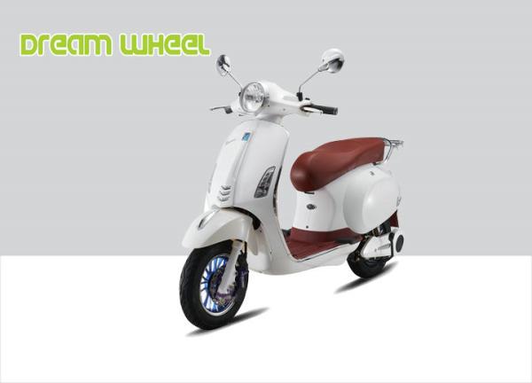 Buy cheap 1000 Watt Electric Vespa Style Scooter 53km/H 60V 20Ah Battery from wholesalers