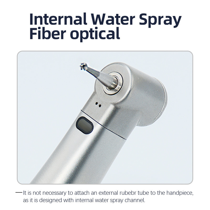 Low Speed Dental Handpiece Fiber Optic Stainless Steel Contra Angle Handpice