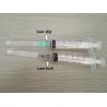 Buy cheap Sterilized Three Parts Two Parts Disposable Injection Syringes With Needles from wholesalers