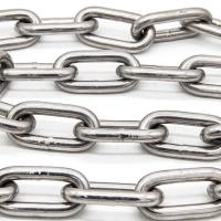 Buy cheap Waterproof Rust Resistant stainless steel link chain Tarnish Free Silver Chain product