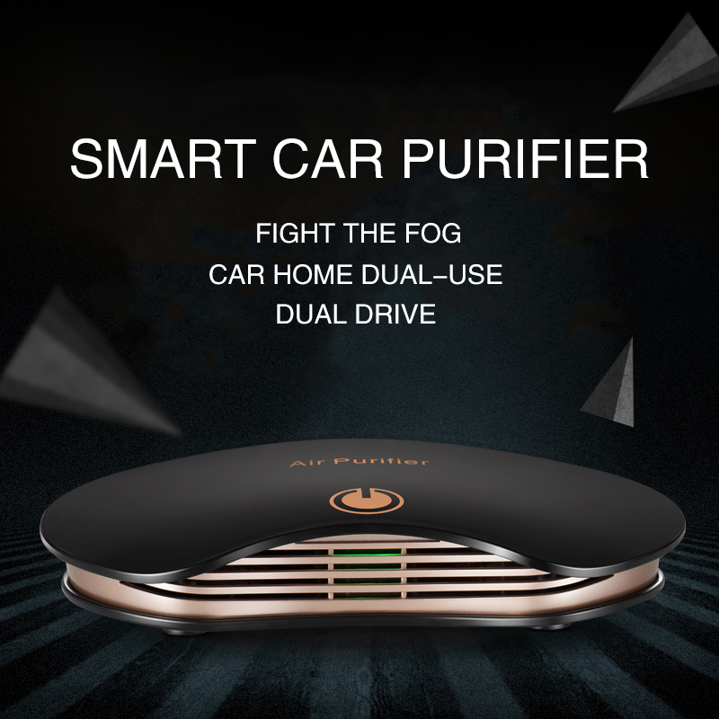 Wholesale Cheap Portable Mini Car Air Purifier | 2023 New Design Twin Turbine Fans | China Supplier Factory Car Air Purifier