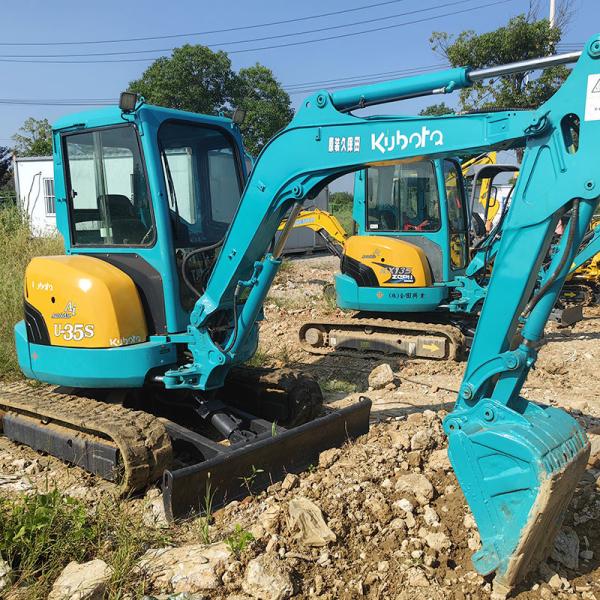 Buy cheap 3.5T Mini Crawler Used Kubota Excavator Kubota U 35 Hydraulic System Digging from wholesalers