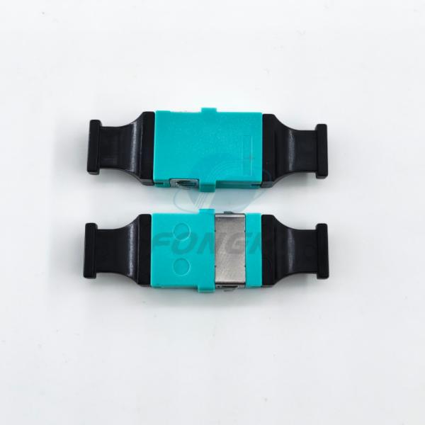 Buy cheap OM3 MPO Fiber Optic Adapter APC UPC FTTH Adaptor Aqua Optical Coupler from wholesalers