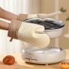 Buy cheap Oven Mitts Oven Gloves BBQ Gloves Silicone Thickened Cotton Double Layer Design Non-Slip Textured Grip Baking Gloves from wholesalers
